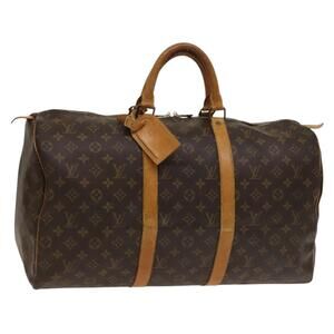 LOUIS VUITTON Monogram Keepall 50 Boston Bag M41426
